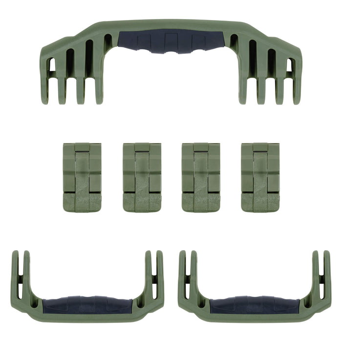 Pelican 1620 Replacement Handles & Latches, OD Green (Set of 3 Handles, 4 Latches) ColorCase