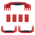 Pelican 1620 Replacement Handles & Latches, Red (Set of 3 Handles, 4 Push-Button Latches) ColorCase