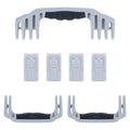 Pelican 1620 Replacement Handles & Latches, Silver, Push-Button (Set of 3 Handles, 4 Latches) ColorCase
