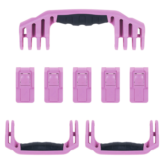 Pelican 1646 Air Replacement Handles & Latches, Magenta (Set of 3 Handles, 5 Latches) ColorCase