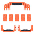Pelican 1646 Air Replacement Handles & Latches, Orange, Push-Button (Set of 3 Handles, 5 Latches) ColorCase