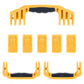 Pelican 1646 Air Replacement Handles & Latches, Yellow, Push-Button (Set of 3 Handles, 5 Latches) ColorCase