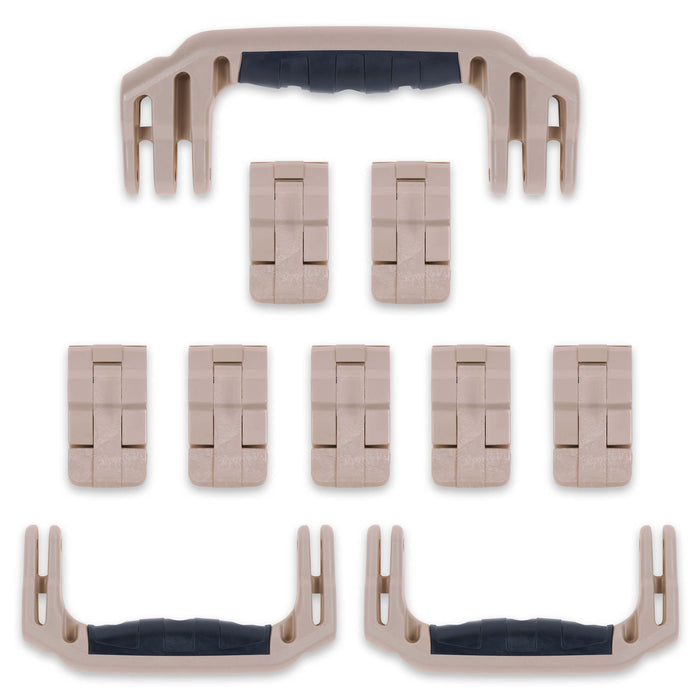 Pelican 1650 Replacement Handles & Latches Set - Desert Tan ColorCase