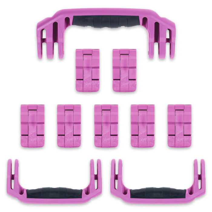 Pelican 1650 Replacement Handles & Latches Set - Magenta ColorCase