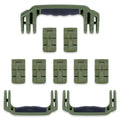 Pelican 1650 Replacement Handles & Latches Set - OD Green ColorCase