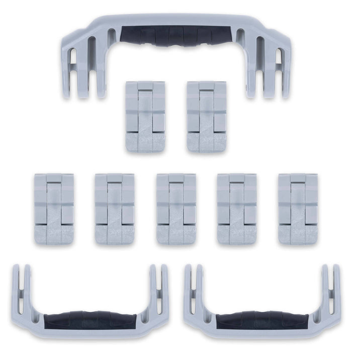 Pelican 1650 Replacement Handles & Latches Set - Silver ColorCase