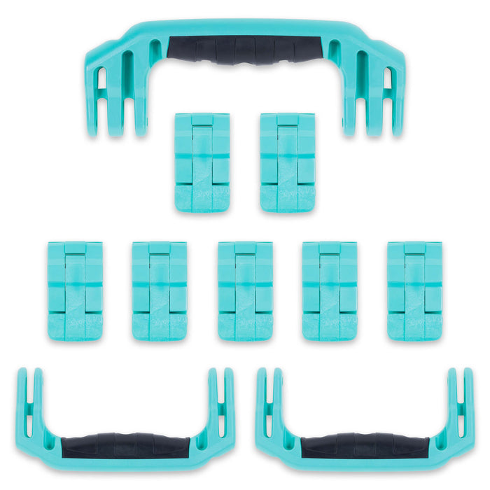 Pelican 1650 Replacement Handles & Latches Set - Teal ColorCase
