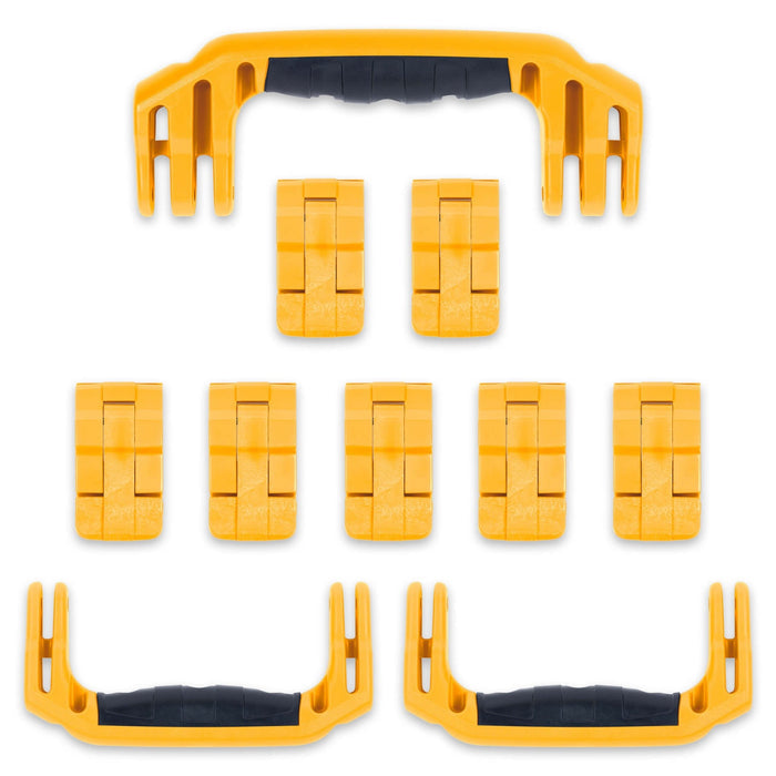 Pelican 1650 Replacement Handles & Latches Set - Yellow ColorCase