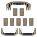 Pelican 1650 Replacement Handles & Push-Button Latches Set - Dark Desert Dirt ColorCase