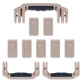 Pelican 1650 Replacement Handles & Push-Button Latches Set - Desert Tan ColorCase