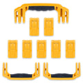 Pelican 1650 Replacement Handles & Push-Button Latches Set - Yellow ColorCase