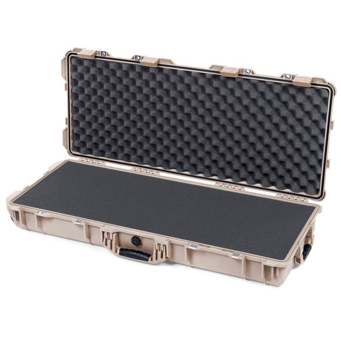 Pelican 1700 Protector Long Case, Desert Tan (Gen2) Pick & Pluck Foam with Convoluted Lid Foam ColorCase 017000-0001-310-310