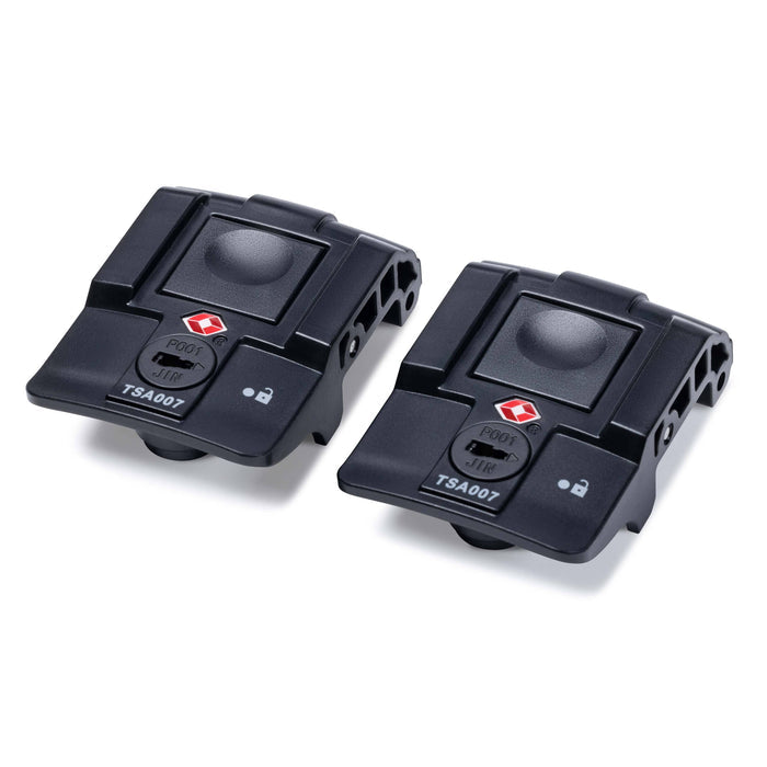 Pelican 1745 & 1755 Air TSA Locking Latches, Large, Black, Push-Button (Set of 2 with Keys) ColorCase
