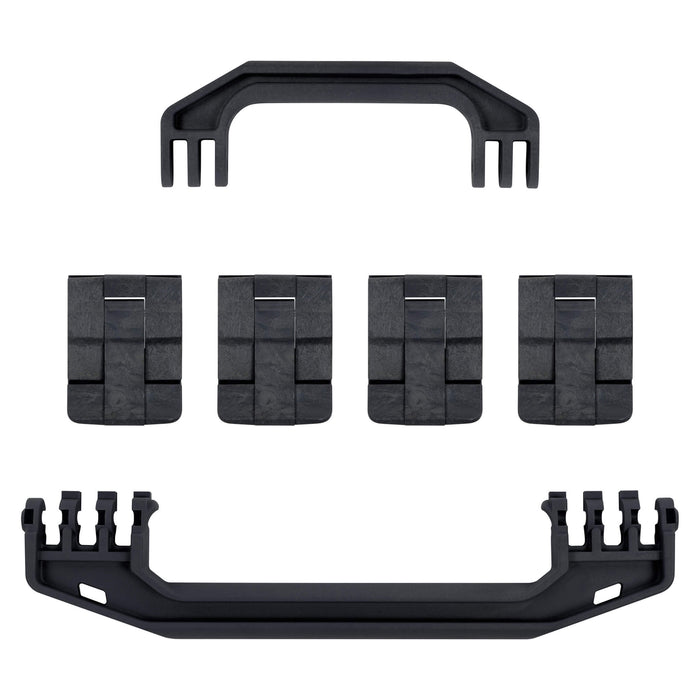 Pelican 1750 Gen1 Replacement Handles & Latches, Black (Set of 2 Handles, 4 Latches) ColorCase