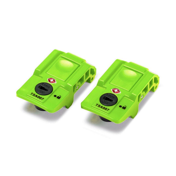 Pelican Air TSA Locking Latches, Lime Green, Push-Button (Set of 2 with Keys) -
