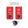 Pelican Air TSA Locking Latches, Red, Push-Button (Set of 2 with Keys) ColorCase