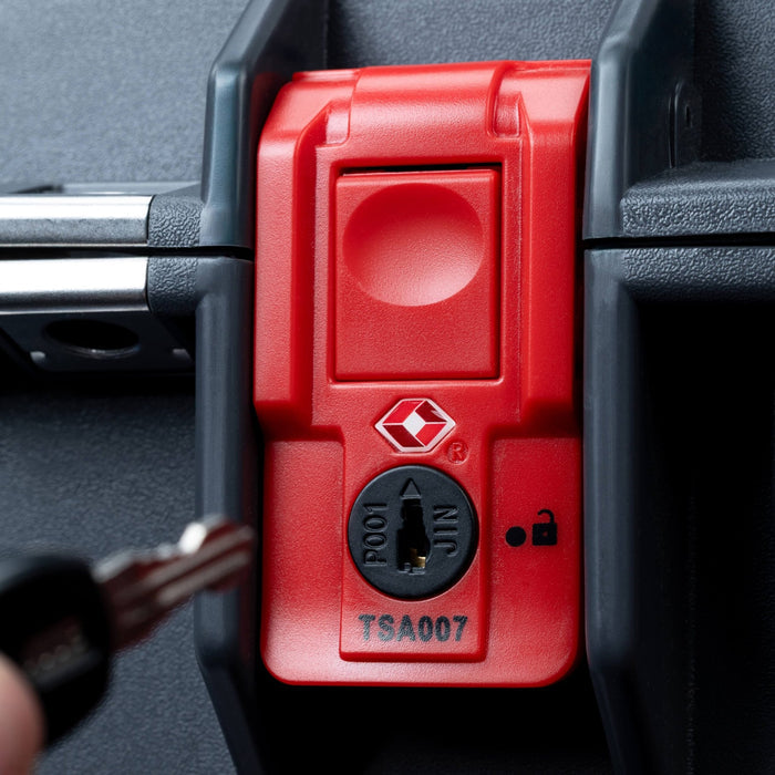 Pelican Air TSA Locking Latches, Red, Push-Button (Set of 2 with Keys) -