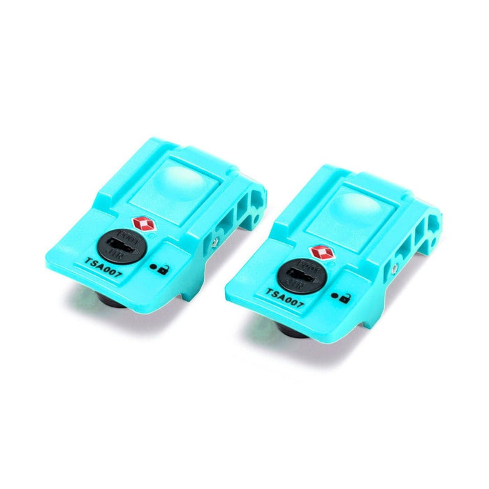 Pelican Air TSA Locking Latches, Teal, Push-Button (Set of 2 with Keys) -