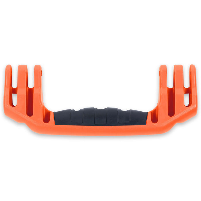 Pelican Rubber Overmolded Replacement Handle, Medium, Orange (3-Prong) ColorCase