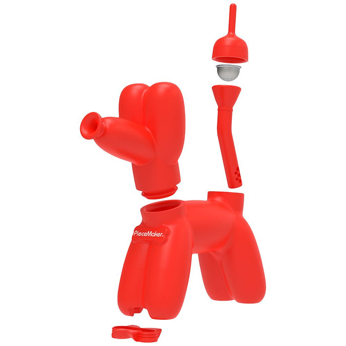 PieceMaker K9 Balloon Dog Silicone Bong - 7.5"