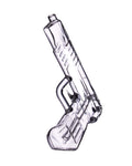 Pistol Bubbler WorldofBongs