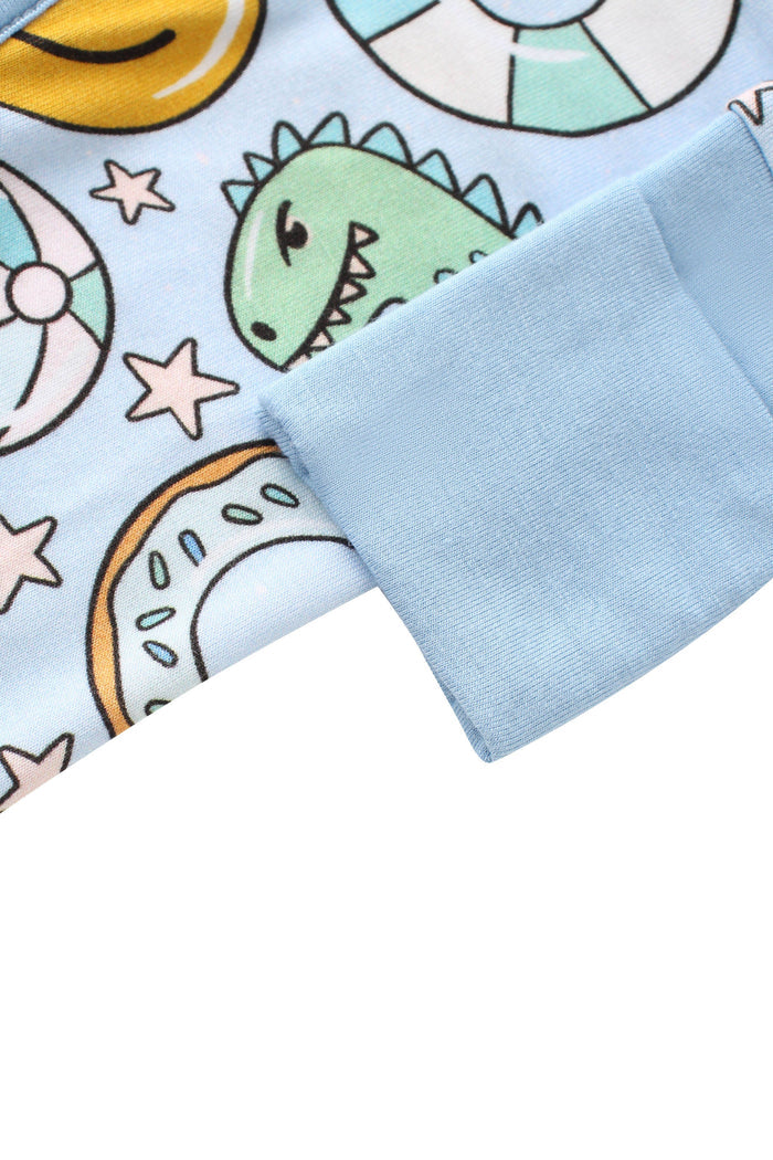 PoshTOT Summer Bamboo Baby Convertible Zippy Romper: 12-18M