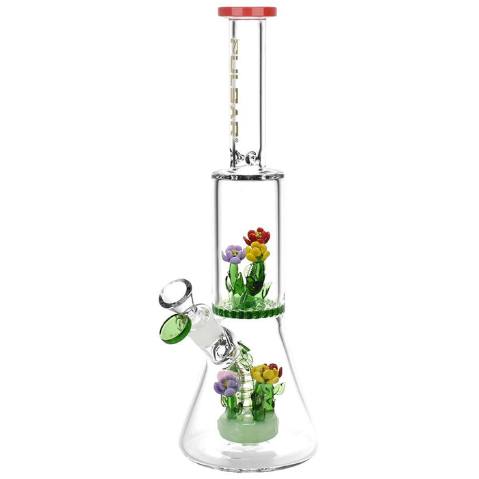 Power Is In The Flower Glass Bong - 12"