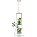 Power Is In The Flower Glass Bong - 12"