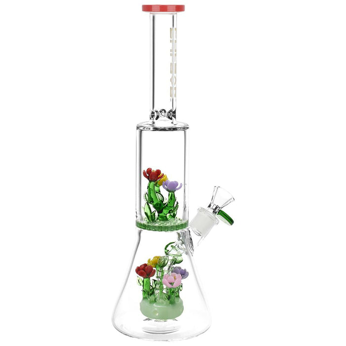 Power Is In The Flower Glass Bong - 12"