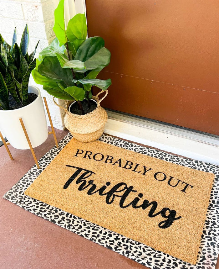 Probably Out Thrifting | Coco Mats N More