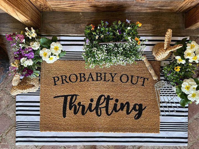 Probably Out Thrifting | Coco Mats N More