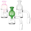 Pulsar Quartz Banger & Ball Carb Cap Set - Colors Vary