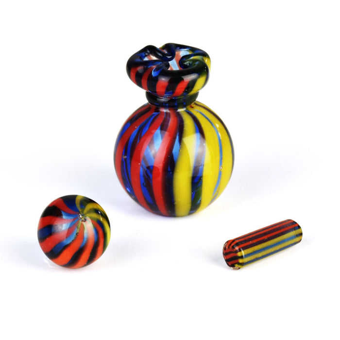 Pulsar Terp Slurper Multi-Striped Set - 3pc- Colors Vary Pulsar