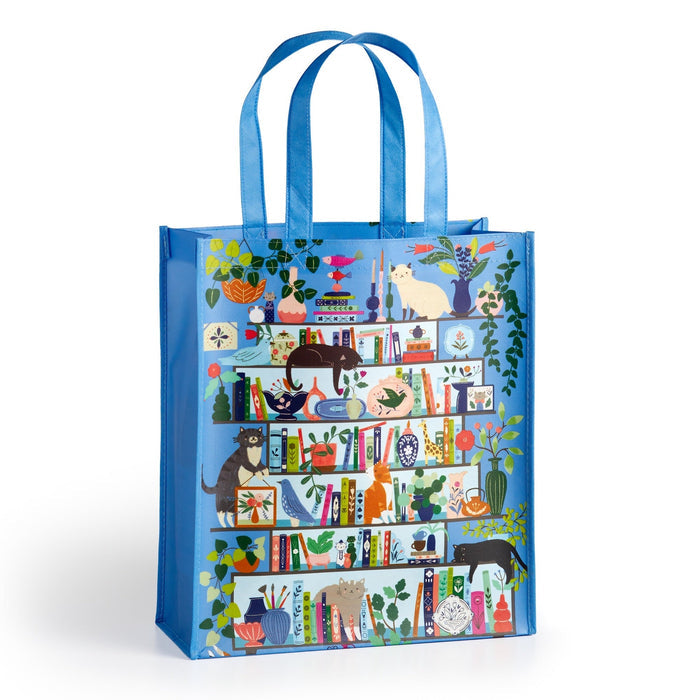 Purrfect Nook Reusable Shopping Bag Tote Bag Flora Waycott