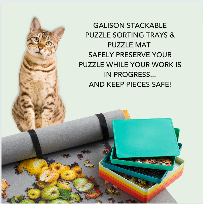 Puzzle Sorting Tray Set Jigsaw Puzzle Accessories Galison