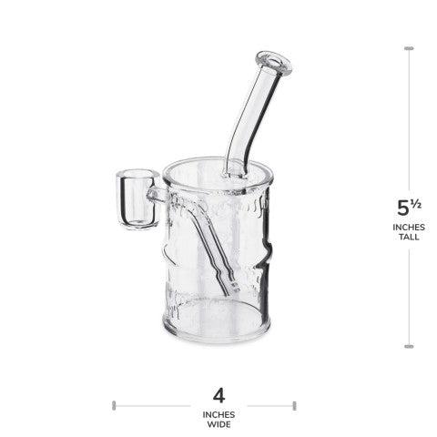 Quartz Mini Dab Rig Full Kit - Toxic Barrel