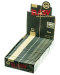 RAW Black Natural Rolling Papers (2 Sizes) RAW