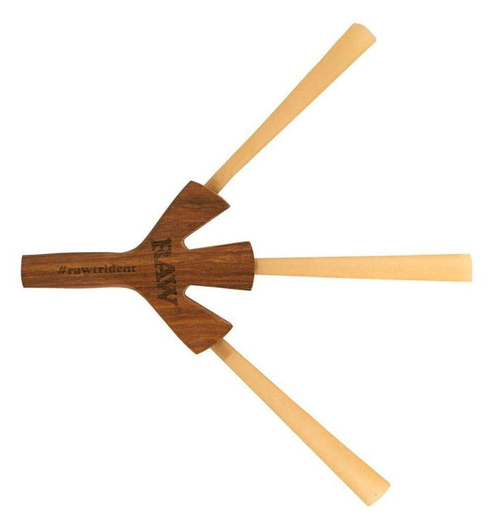 RAW Trident Wooden Cigarette Holder RAW