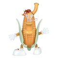 Red Headed Corn Child Glass Bong - 7"