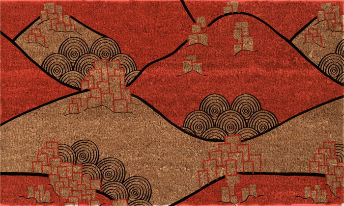 Red Mountain by Karen Fichmann | Coco Mats N More