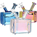 Retro TV Electroplated Glass Bong - Colors Vary