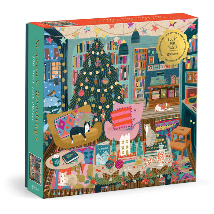 Season's Readings 500 Piece Foil Puzzle Jigsaw Puzzle Victoria Ball