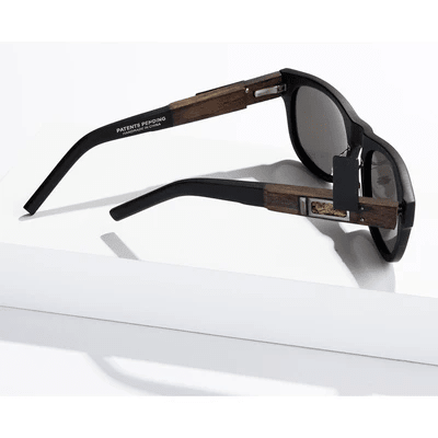 Smoking Shades Blaze - Cateye Matte Black Frame - Black Lenses Smoking Shades