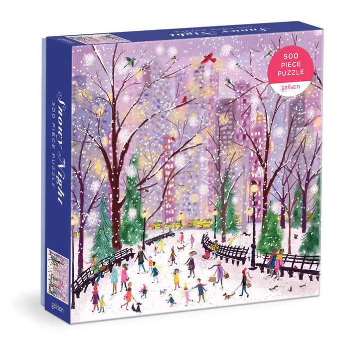 Snowy Night 500 Piece Puzzle Puzzles Joy Laforme