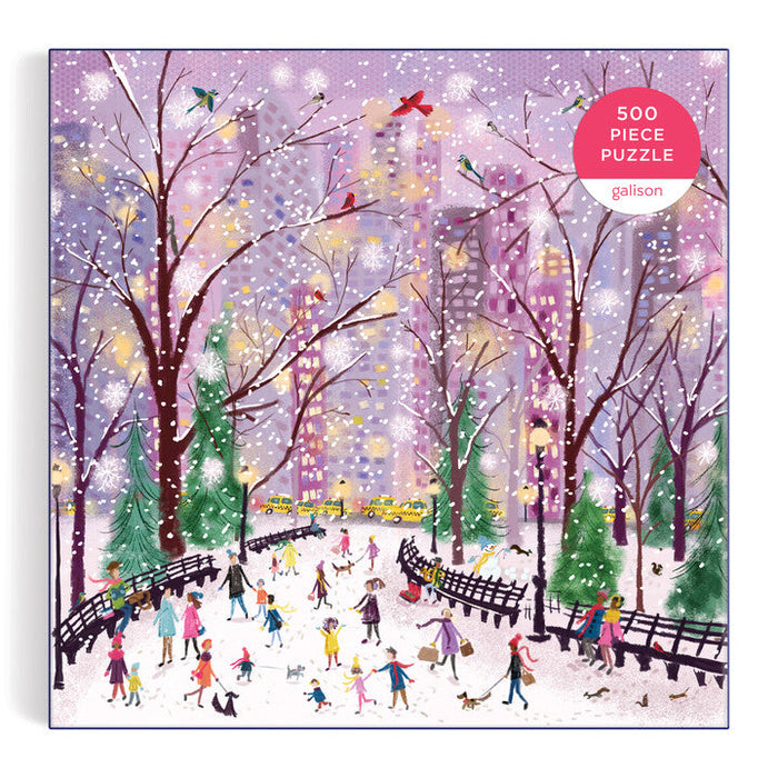 Snowy Night 500 Piece Puzzle Puzzles Joy Laforme