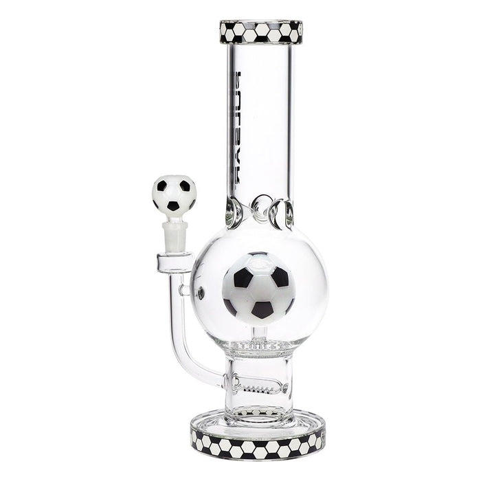 Soccer Celebration Bubble Base Glass Water Pipe - 12.5"