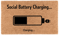 Social Battery Charging Coir Mat