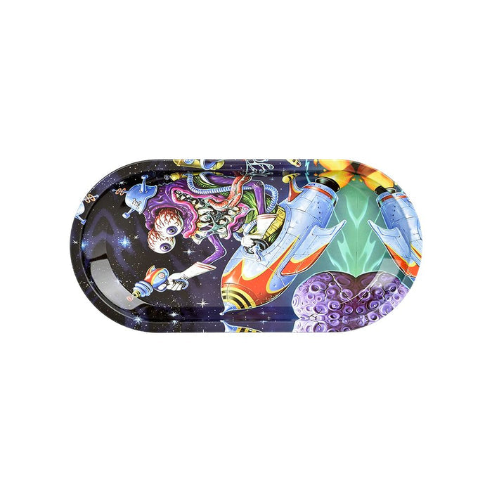 Space Monster Glass Beaker Bong Smoking Set - 7.75"