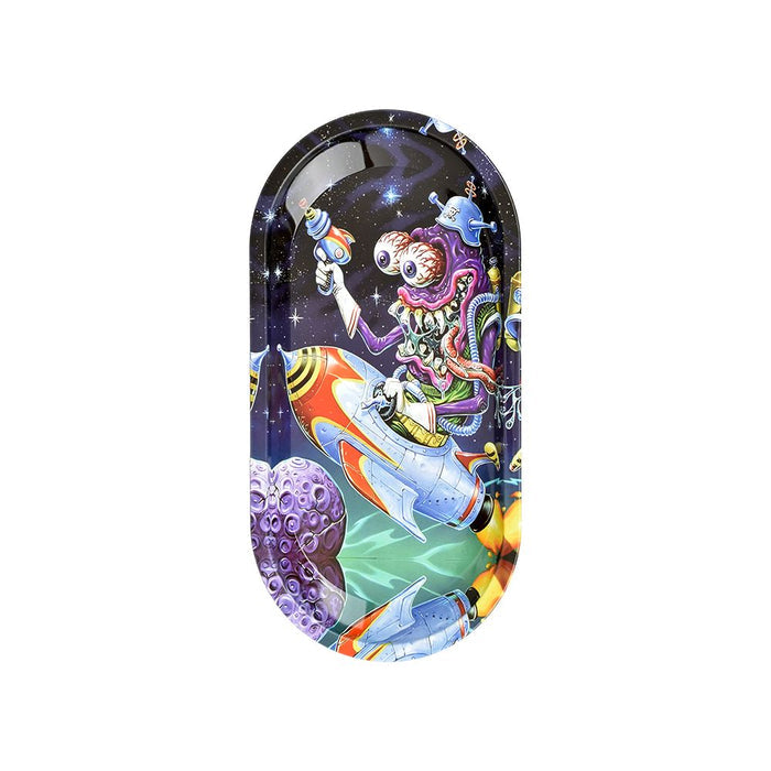 Space Monster Glass Beaker Bong Smoking Set - 7.75"
