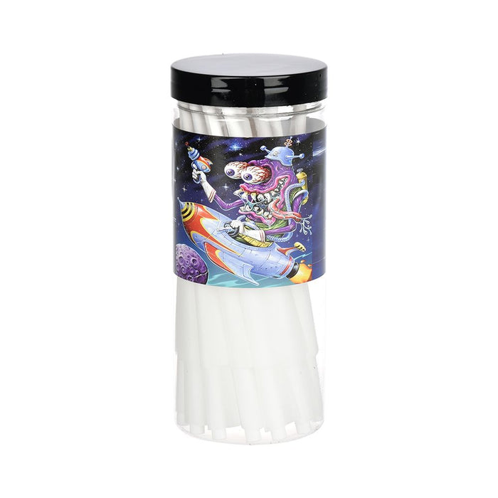 Space Monster Glass Beaker Bong Smoking Set - 7.75"